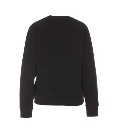 Zadig & Voltaire Logo-embroidered Organic-cotton Sweatshirt In Black