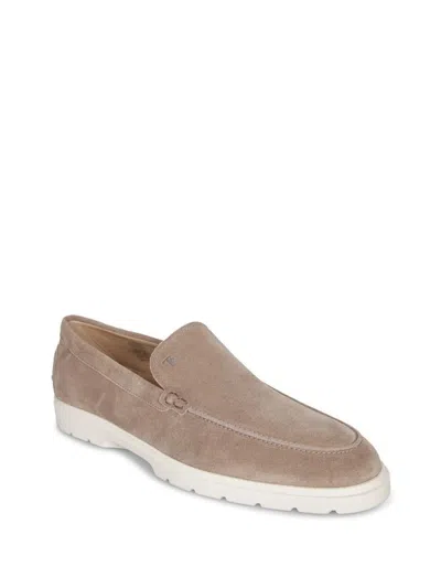Tod's Hybrid Slipper Moccasin In Brown