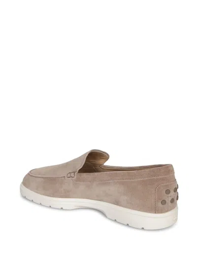 Tod's Hybrid Slipper Moccasin In Brown