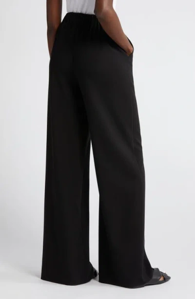Nordstrom Flat Front Wide Leg Knit Pants