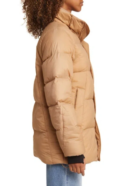 Halfdays Tabei Recycled Nylon Puffer Parka With Removable Hood