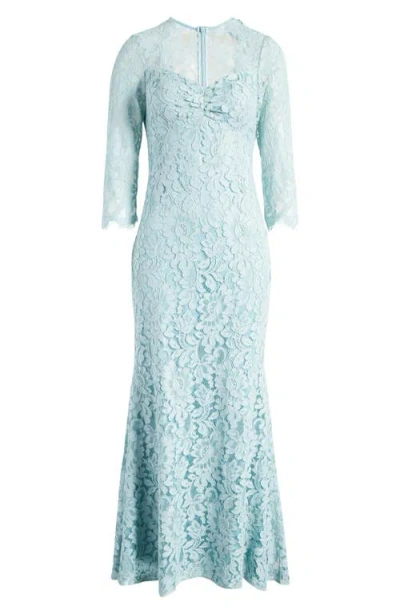 Eliza J Petites Womens Eyelet Lace Evening Dress