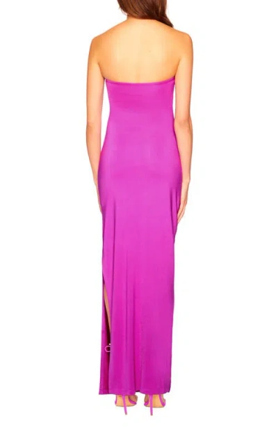 Susana Monaco Ruched Strapless Maxi Dress