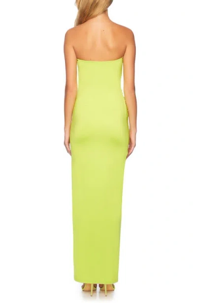 Susana Monaco Ruched Strapless Maxi Dress