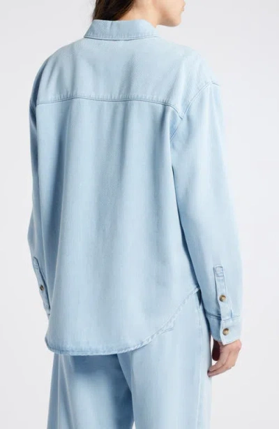 Treasure & Bond Oversize Denim Button-up Shirt