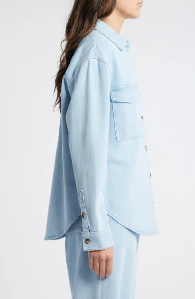 Treasure & Bond Oversize Denim Button-up Shirt