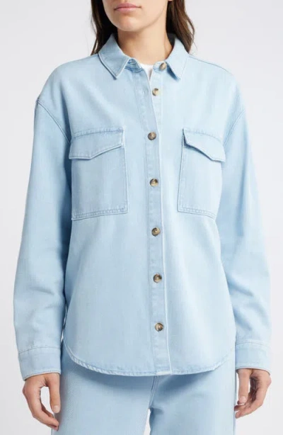 Treasure & Bond Oversize Denim Button-up Shirt