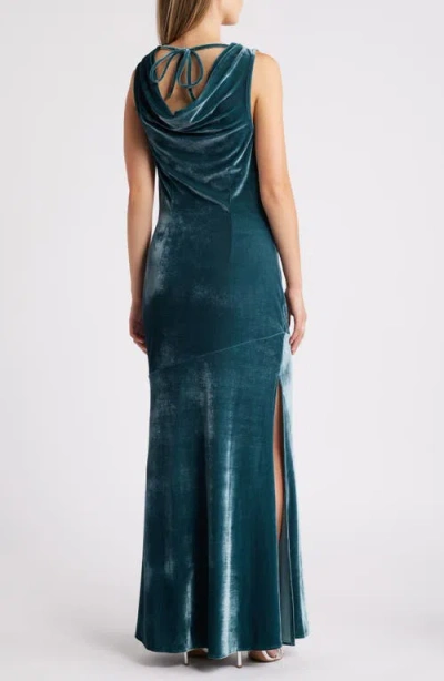 Chelsea28 Drape Velvet Dress