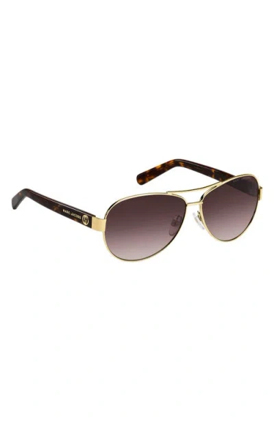 Marc Jacobs 60mm Aviator Sunglasses