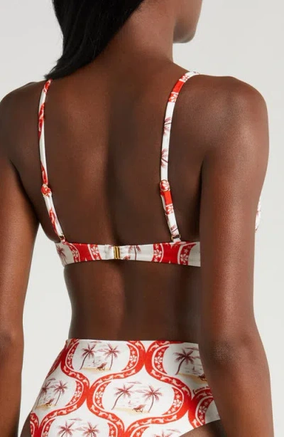 Farm Rio Summer Beach Triangle Bikini Top