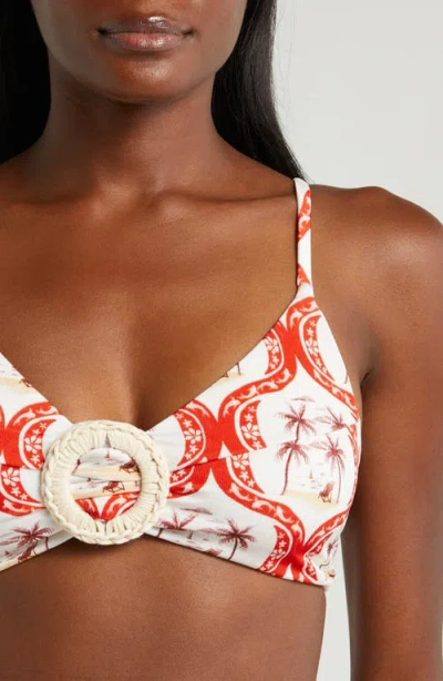 Farm Rio Summer Beach Triangle Bikini Top