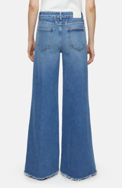 Closed Glow-up Distressed Stretch High-rise Flared Jeans