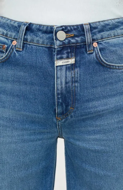 Closed Glow-up Distressed Stretch High-rise Flared Jeans