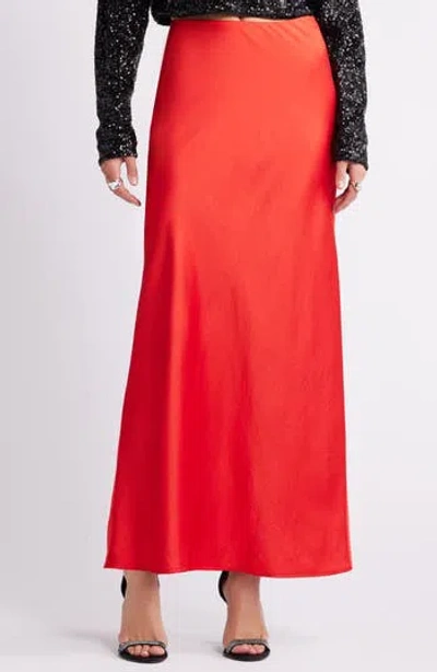 Open Edit Bias Cut Maxi Skirt