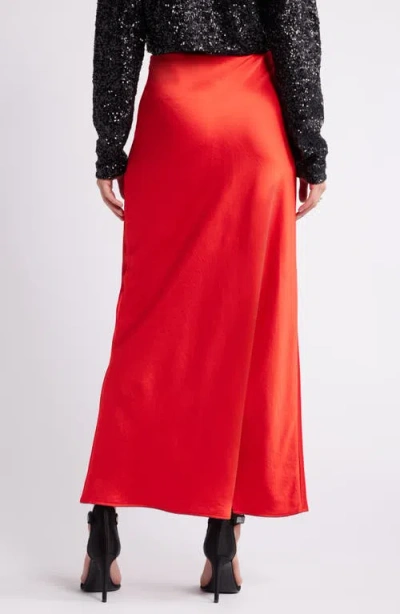 Open Edit Bias Cut Maxi Skirt