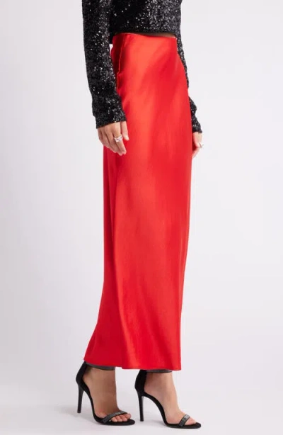 Open Edit Bias Cut Maxi Skirt