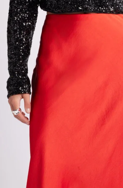 Open Edit Bias Cut Maxi Skirt
