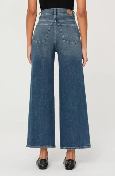 Dl1961 Hepburn High Waist Ankle Wide Leg Jeans In Blue
