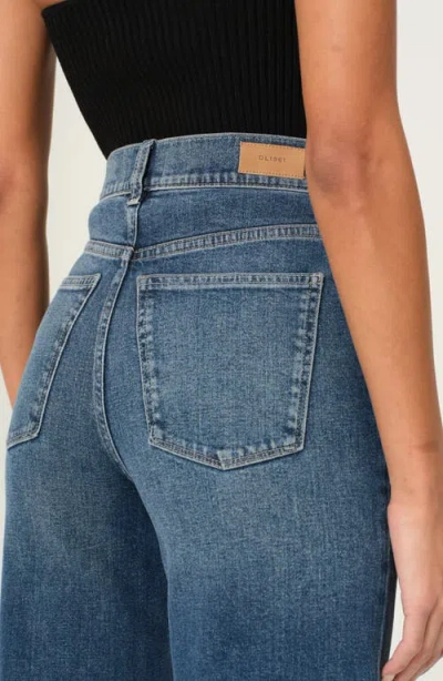 Dl1961 Hepburn High Waist Ankle Wide Leg Jeans In Blue