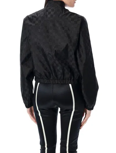Misbhv Monogram Windbreaker With Cropped Fit In Black
