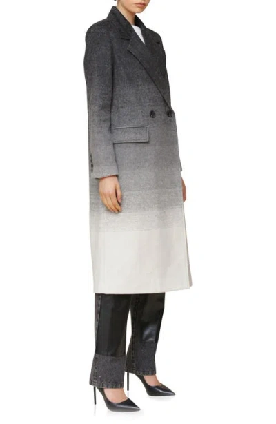 Avec Les Filles Ombre Wool-blend Coat Jacket