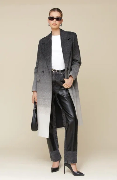 Avec Les Filles Ombre Wool-blend Coat Jacket