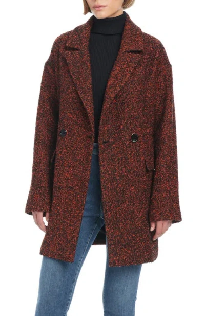 Sanctuary Double Breasted Herringbone Coat
