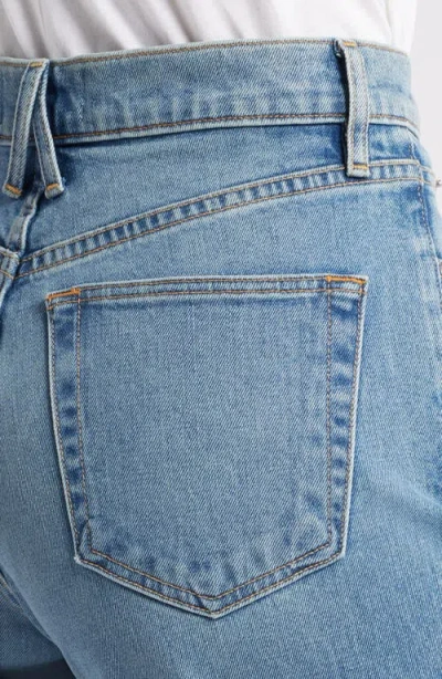 Slvrlake Grace Raw Hem High Waist Ankle Wide Leg Jeans