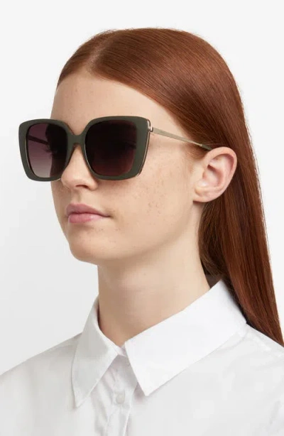 Fossil 54mm Gradient Square Sunglasses