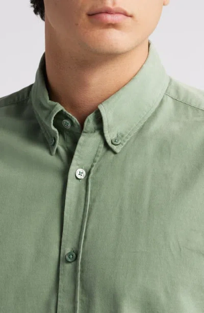 Hugo Boss Boss Liam Solid Cotton Corduroy Button-down Shirt