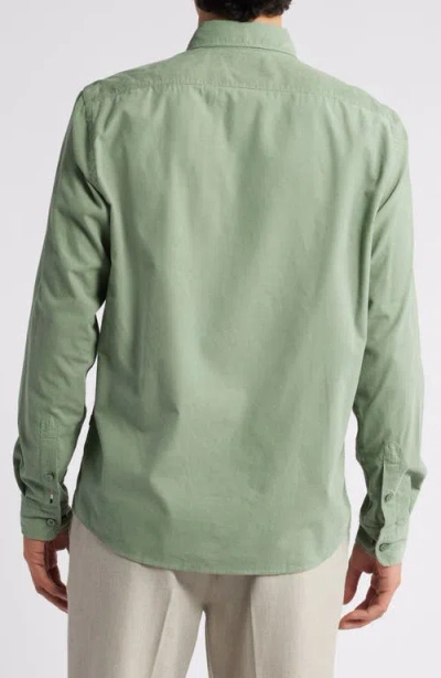 Hugo Boss Boss Liam Solid Cotton Corduroy Button-down Shirt