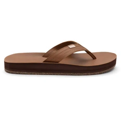 Feelgoodz Mens Zensole Kinderz Faux Leather Flip Flop Thong Sandals