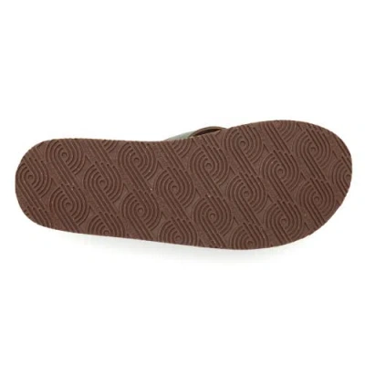 Feelgoodz Mens Zensole Kinderz Faux Leather Flip Flop Thong Sandals
