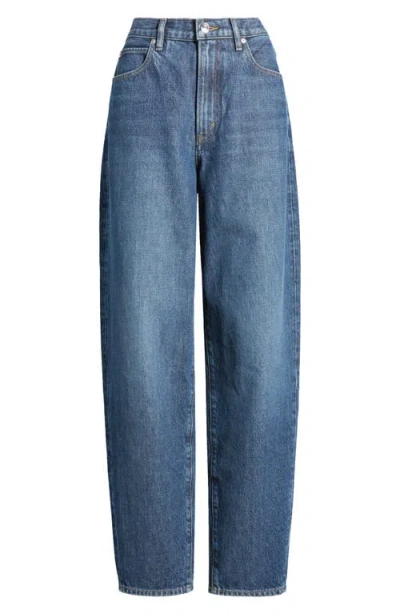Frame Baggy High Rise Bubble Jeans In Westbury