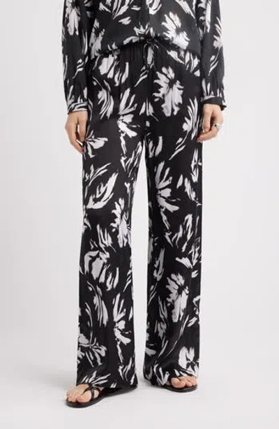 Nordstrom Satin Drawstring Pants In Multi