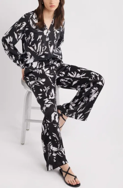 Nordstrom Satin Drawstring Pants In Multi
