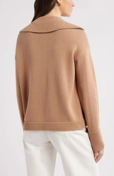 Nordstrom Stripe Cotton & Cashmere Sweater
