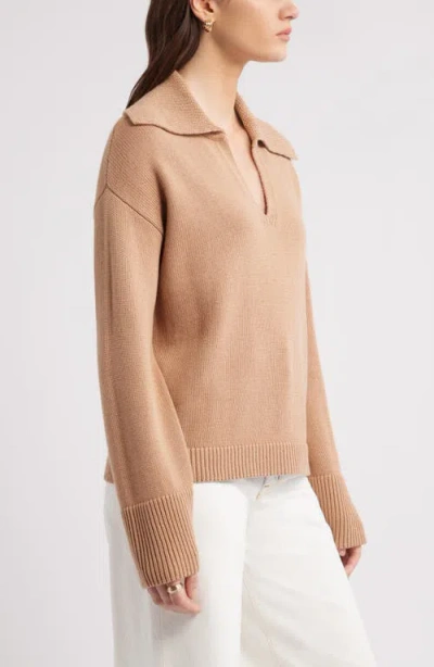 Nordstrom Stripe Cotton & Cashmere Sweater