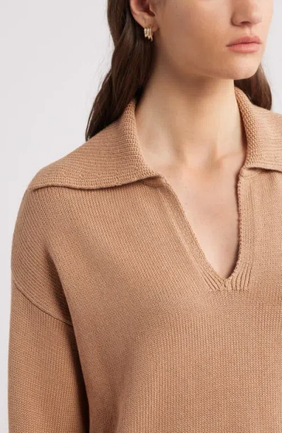 Nordstrom Stripe Cotton & Cashmere Sweater