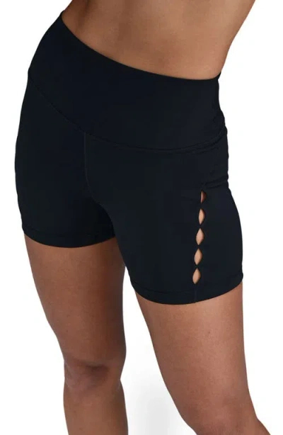 Nike Dri-fit One High-waist 5-inch Biker Shorts In Black
