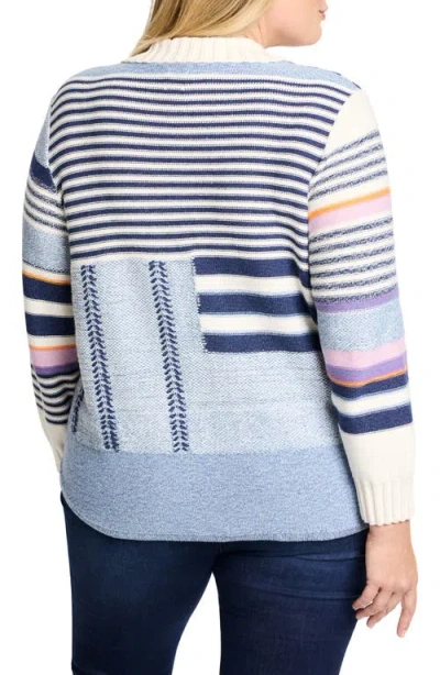 Nic + Zoe Nic+zoe Pattern Play Knit Jacket