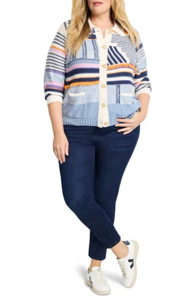 Nic + Zoe Nic+zoe Pattern Play Knit Jacket