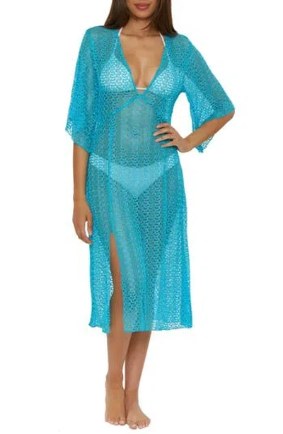 Becca Golden Mesh Cover-up Dress