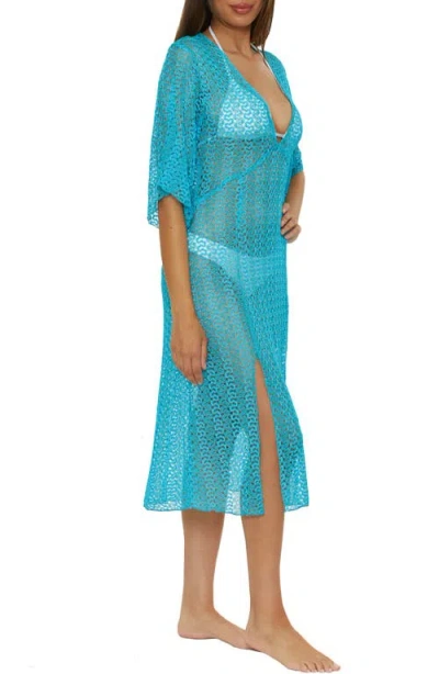 Becca Golden Mesh Cover-up Dress