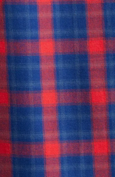 Billionaire Boys Club Dust Embroidered Plaid Flannel Button-up Shirt