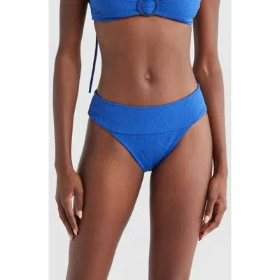 Farm Rio Blue Pineapple Matelasse Bikini Bottoms