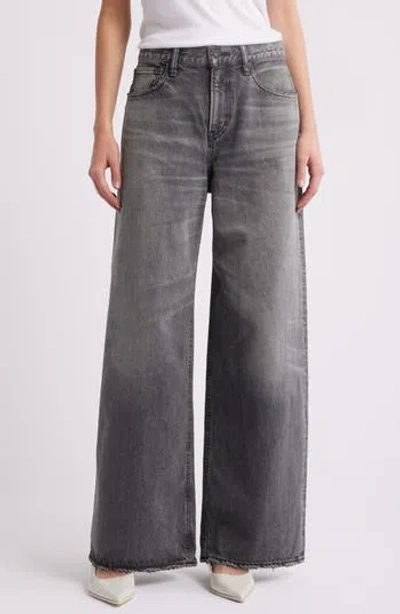 Moussy Vintage Elmont High Waist Superwide Leg Jeans