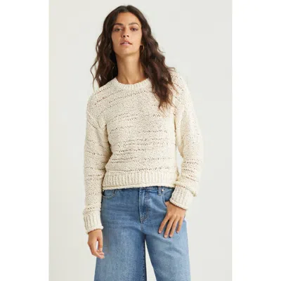 Treasure & Bond Drop Stitch Cotton Crewneck Sweater