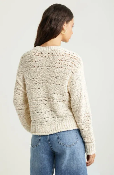 Treasure & Bond Drop Stitch Cotton Crewneck Sweater