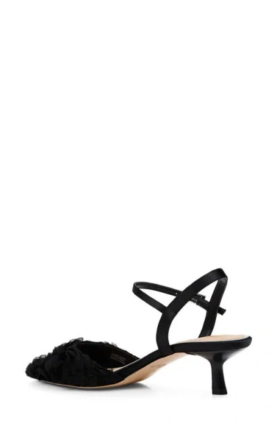 Jewel Badgley Mischka Selene Pointed Toe Pump In Black
